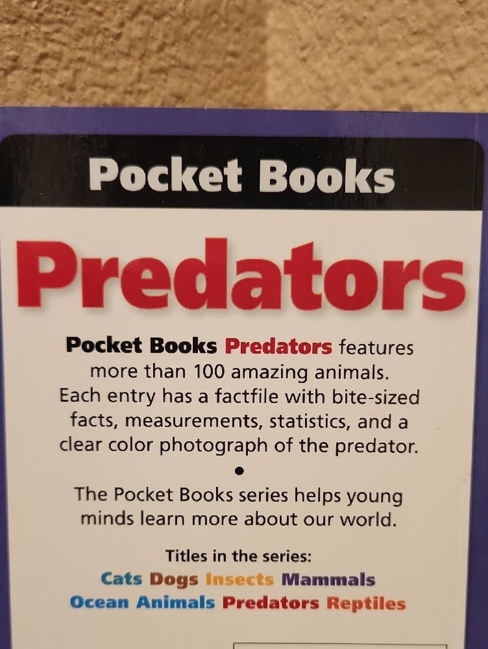 Predators Pocket Guide Book - Picture 2 of 3
